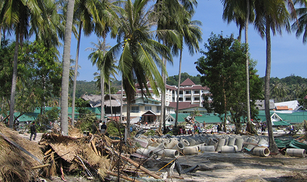 Tsunami Thailand Phi Phi Island 2004